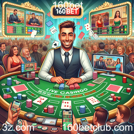 Experiência Imersiva com Jogos Ao Vivo na 160bet